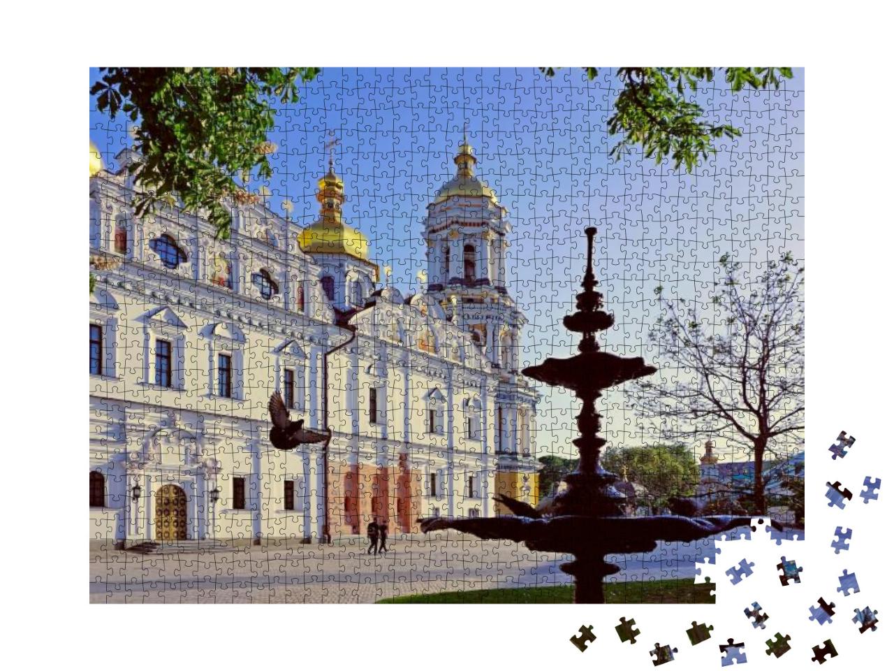Puzzle 1000 Teile „Pechersk Lawra-Kloster, Kiew, UNESCO-Weltkulturerbe“
