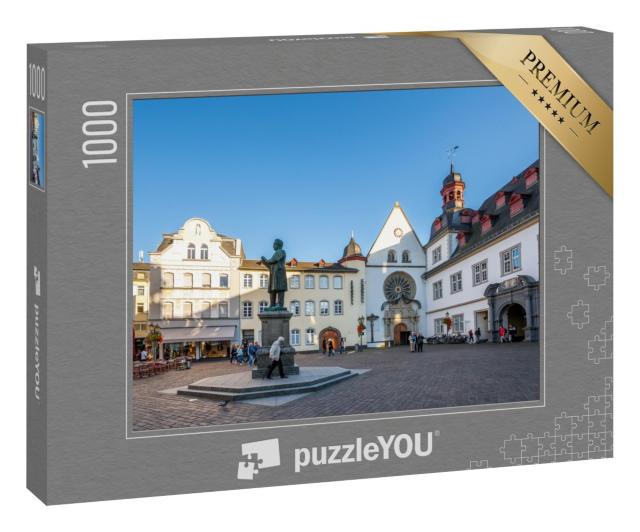 Puzzle 1000 Teile „Jesuitenplatz in Koblenz, Deutschland“