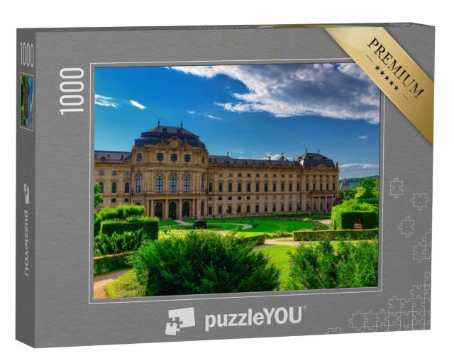 Puzzle 1000 Teile „Die Residenz in Würzburg, Deutschland, beliebte Touristenattraktion“