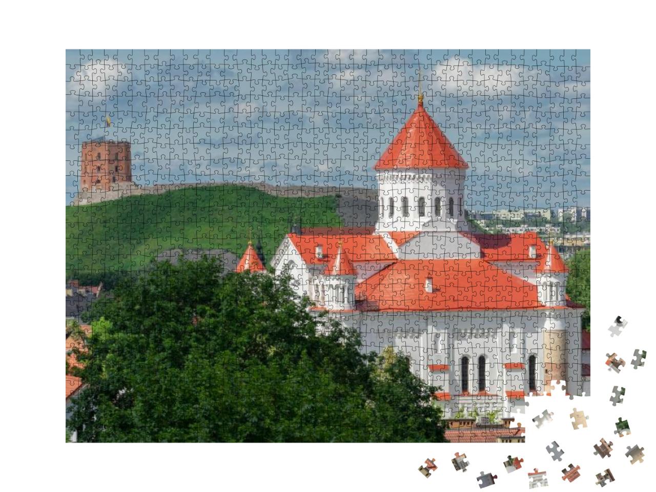 Puzzle 1000 Teile „Altstadt von Vilnius mit Kathedrale der Theotokos“