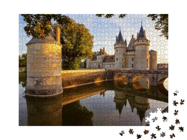 Puzzle 1000 Teile „Sully-sur-loire, Frankreich: Schloss im Loire-Tal“