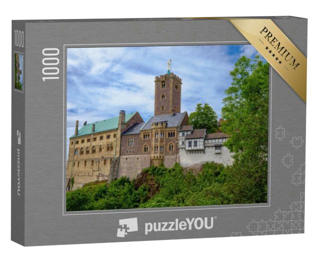 Puzzle 1000 Teile „Sehenswürdigkeit in Thüringen, Wartburg bei Eisenach, Deutschland“