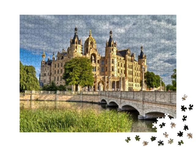 Puzzle 1000 Teile „Schweriner Schloss: Sitz der Landesregierung von Mecklenburg-Vorpommern“