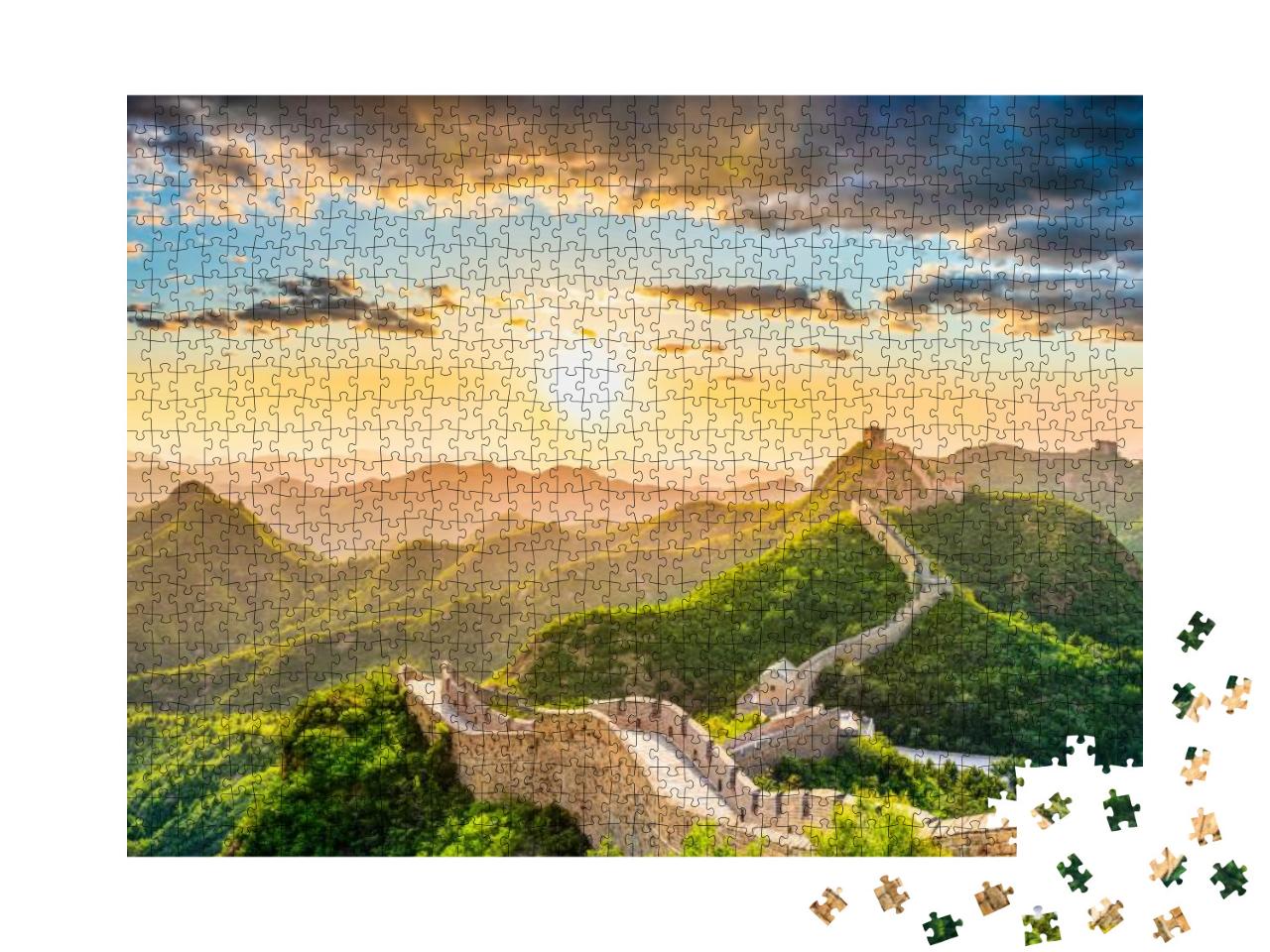 Puzzle 1000 Teile „Die Große Mauer von China“
