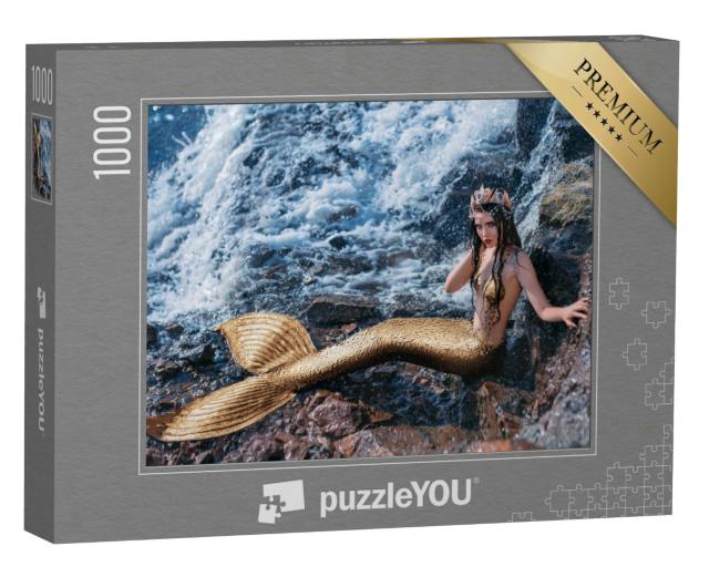 Puzzle 1000 Teile „Fantasy: Verführerische Göttin des Meeres“