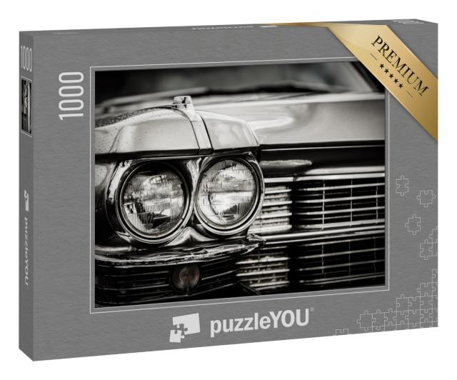 Puzzle 1000 Teile „Nahaufnahme eines restaurierten amerikanischen Oldtimers“
