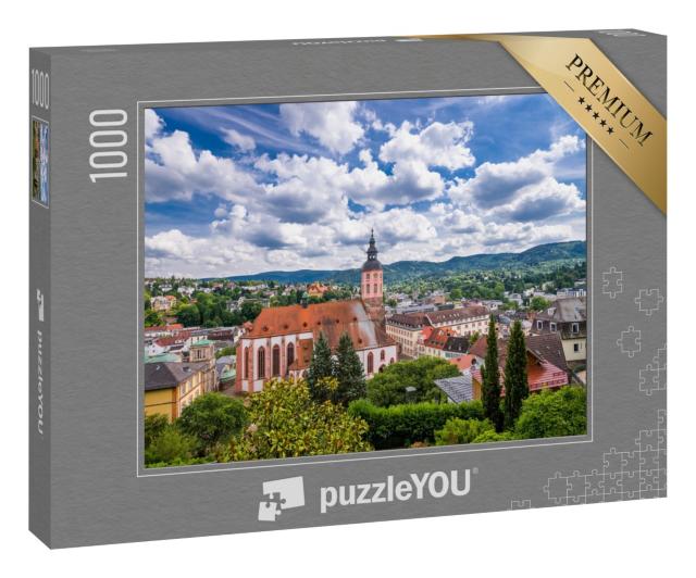 Puzzle 1000 Teile „Panoramablick auf Baden-Baden, Deutschland“