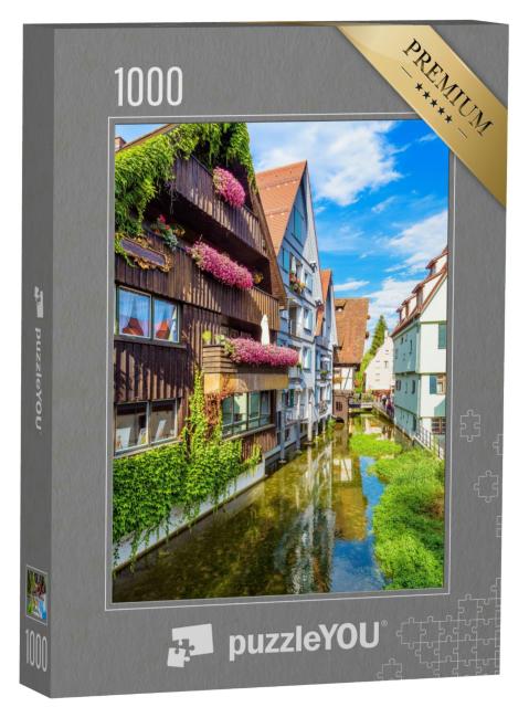 Puzzle 1000 Teile „Historisches Fischerviertel von Ulm“