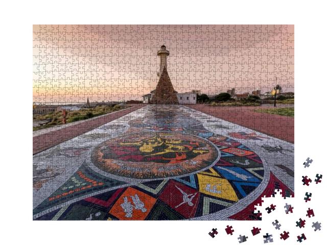 Puzzle 1000 Teile „Park im Stadtzentrum von Port Elizabeth.“