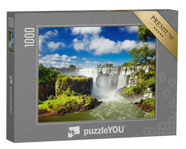 Puzzle 1000 Teile „Iguazu-Wasserfälle an der brasilianischen und argentinischen Grenze“