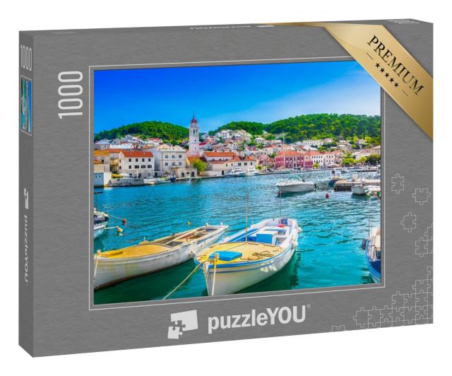 Puzzle 1000 Teile „Pucisca auf der Insel Brac, Kroatien, Europa“