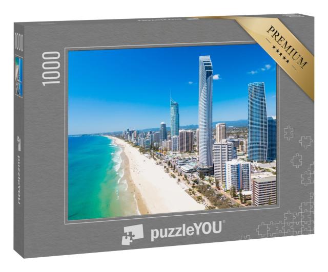 Puzzle 1000 Teile „Stadtteil Surfers Paradise der Stadt Gold Coast, Australien“