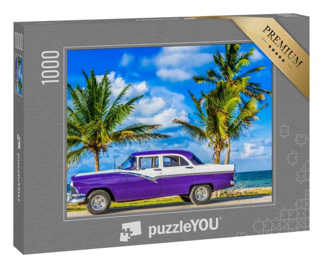 Puzzle 1000 Teile „Klassischer Oldtimer in Havanna, Kuba“