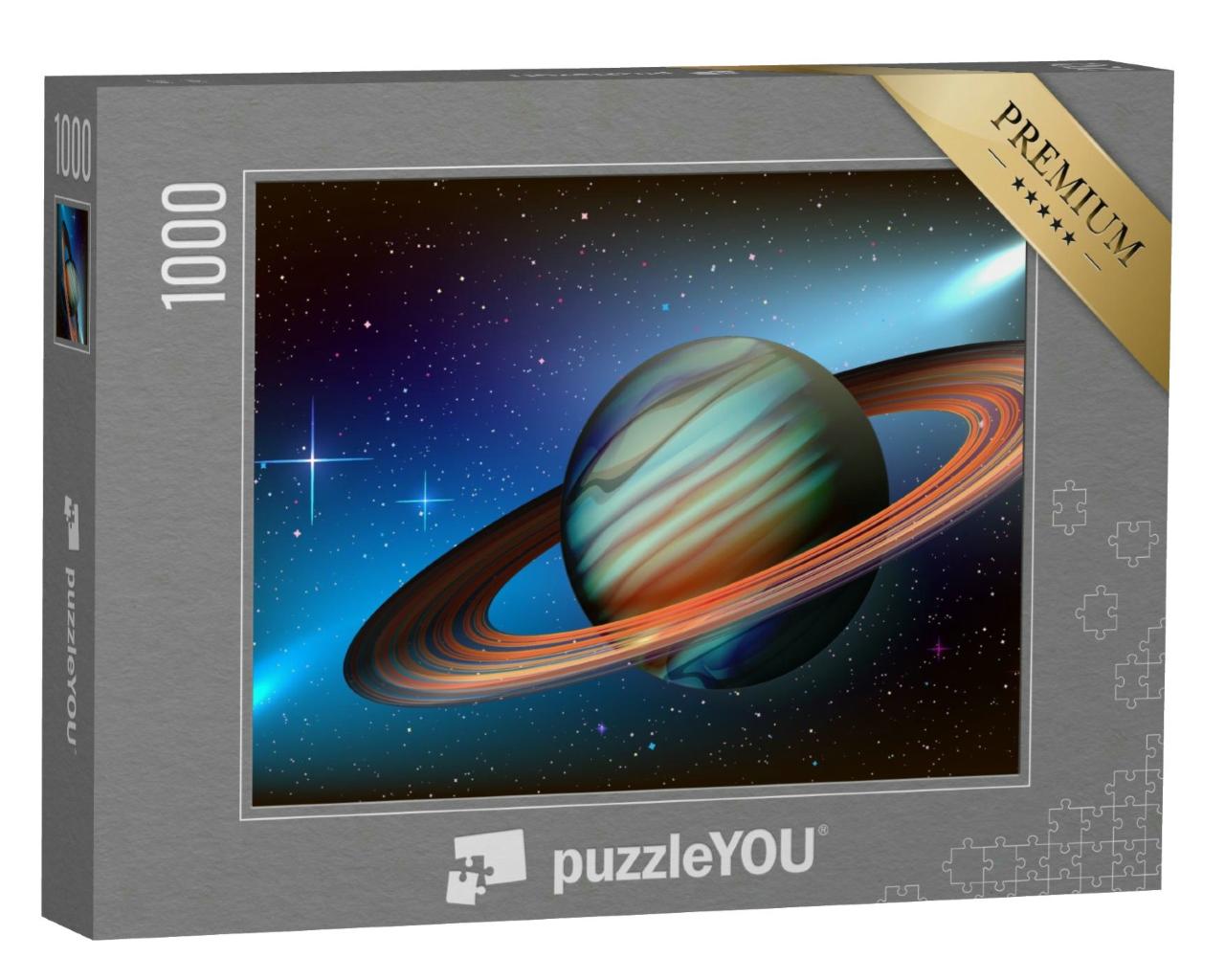 Puzzle 1000 Teile „Abstraktes Bild: Outer Space, Tiefen des Weltraums“