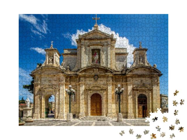 Puzzle 1000 Teile „Foto der Kirche von Malta Rabat“