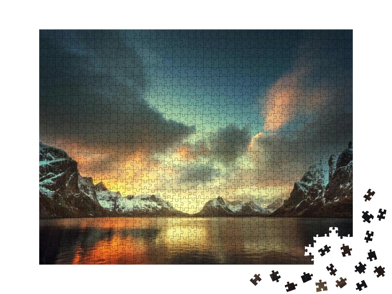 Puzzle 1000 Teile „Inseln der Lofoten, Norwegen“