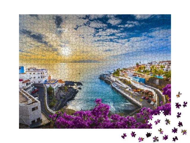 Puzzle 1000 Teile „Sonnenaufgang über den Kanarischen Inseln, Teneriffa, Spanien“