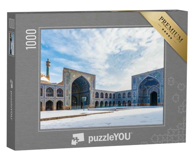 Puzzle 1000 Teile „Die Schah-Moschee in Isfahan am Naghsh-i Jahan-Platz, Iran“