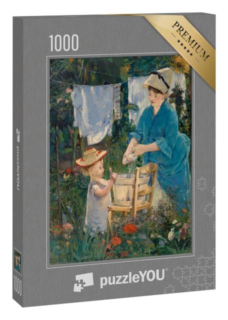 Puzzle 1000 Teile „Edouard Manet - Le Linge“
