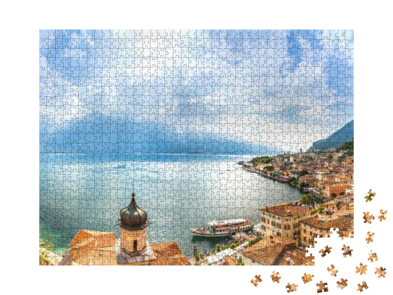 Puzzle 1000 Teile „Limone sul Garda am Gardasee“