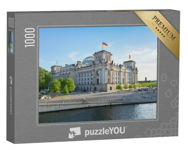 Puzzle 1000 Teile „Reichstagsgebäude und Spree in Berlin“