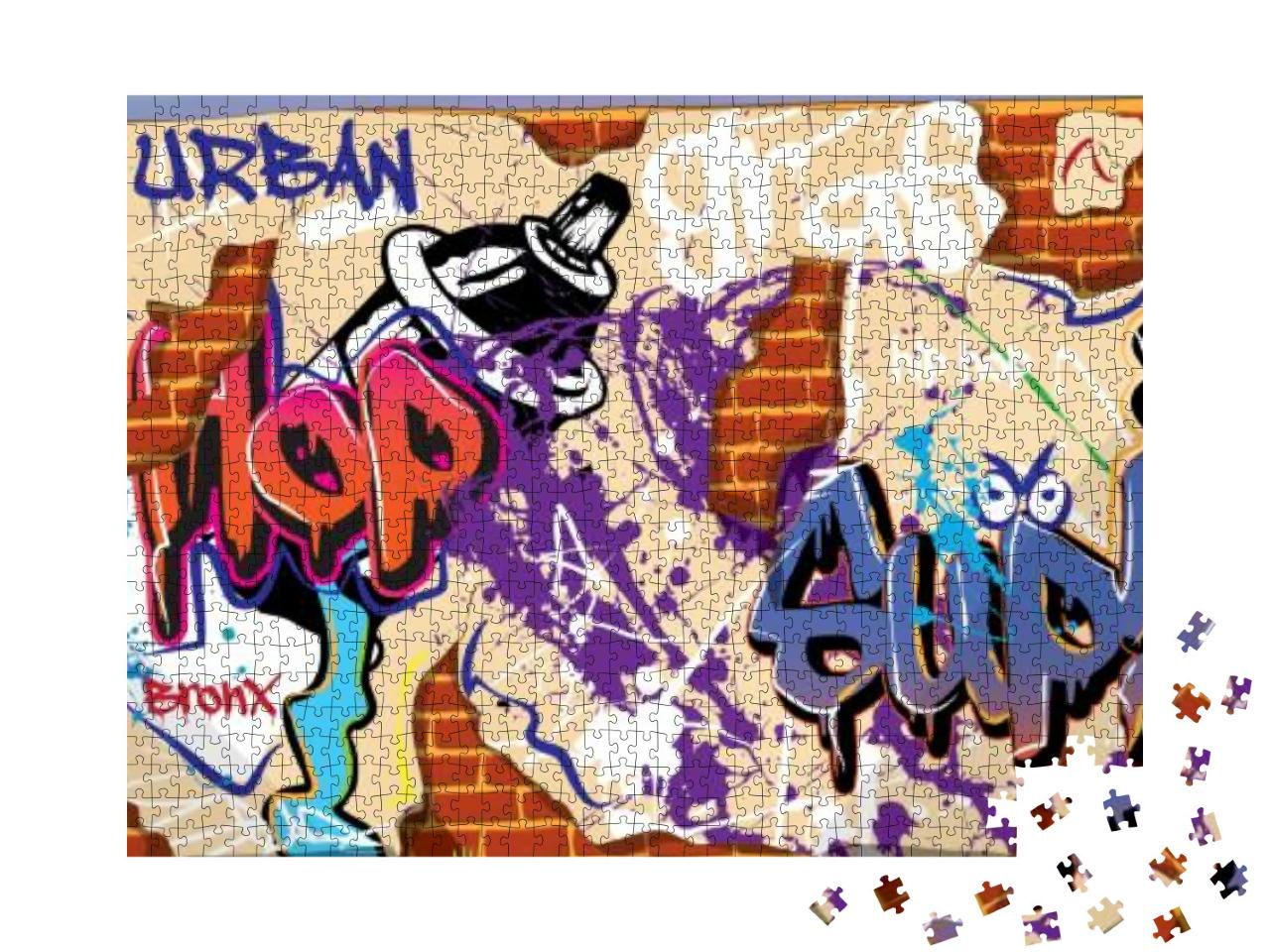 Puzzle 1000 Teile „Street Art: Graffiti-Kunst“