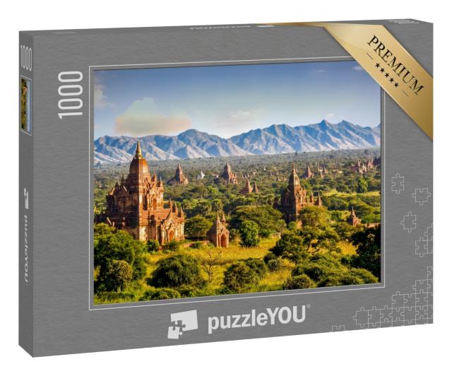 Puzzle 1000 Teile „Pagoden und Tempel von Bagan in Myanmar“