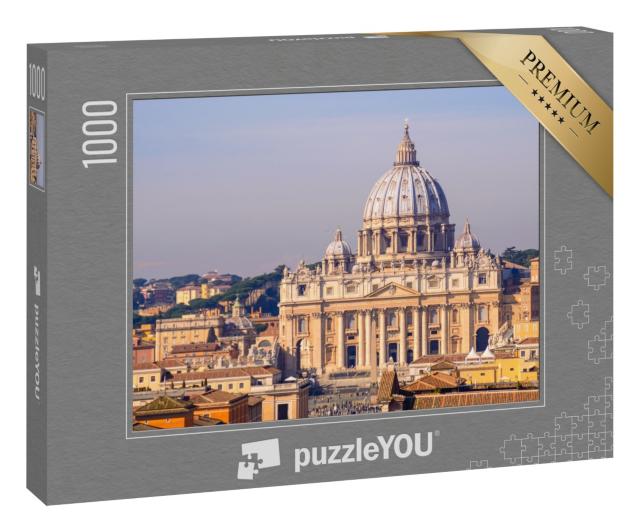 Puzzle 1000 Teile „Petersdom im Vatikan, Rom“