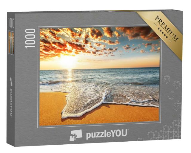 Puzzle 1000 Teile „Sonnenaufgang am Ozean“
