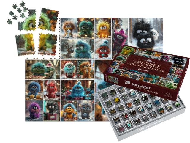 Puzzle-Adventskalender „LITTLEMONSTERTIME: Adventskalender“