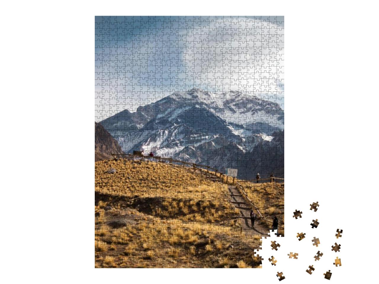 Puzzle 1000 Teile „Aconcagua montain, aconcagua national park, Mendoza - Argentinien“