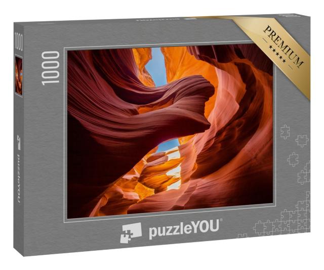 Puzzle 1000 Teile „Sandsteinformationen im Antelope Canyon, Arizona, USA“