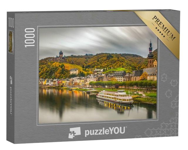 Puzzle 1000 Teile „Historische Stadt Cochem an der romantischen Mosel, Deutschland“