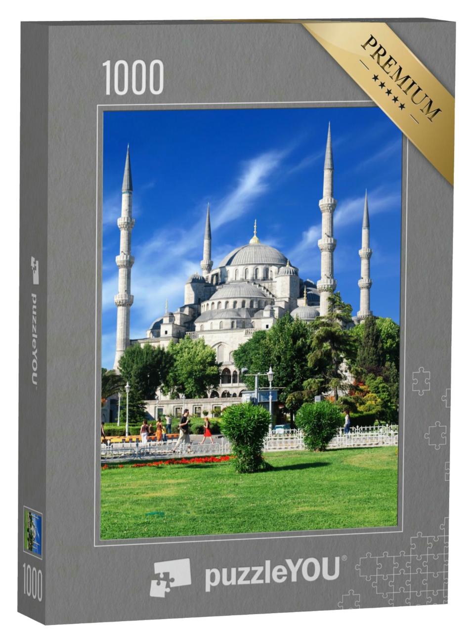 Puzzle 1000 Teile „Blaue Moschee von Istanbul, Türkei“