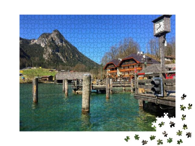 Puzzle 1000 Teile „Schöne Aussicht auf den Königssee, Deutschland“