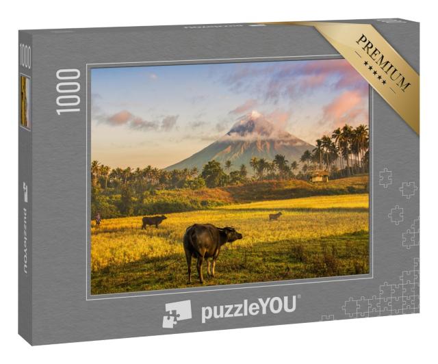 Puzzle 1000 Teile „Vulkan Mayon, Philippinen“