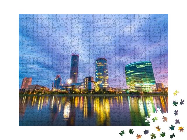 Puzzle 1000 Teile „Stadtbild von Jekaterinburg, Russland“
