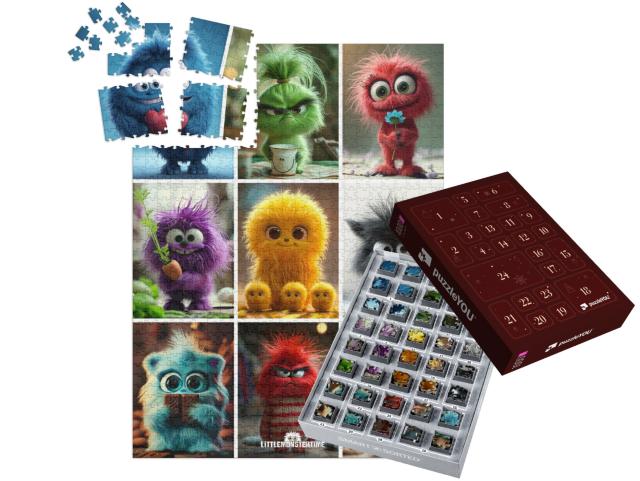 Puzzle-Adventskalender „LITTLEMONSTERTIME: Collage“