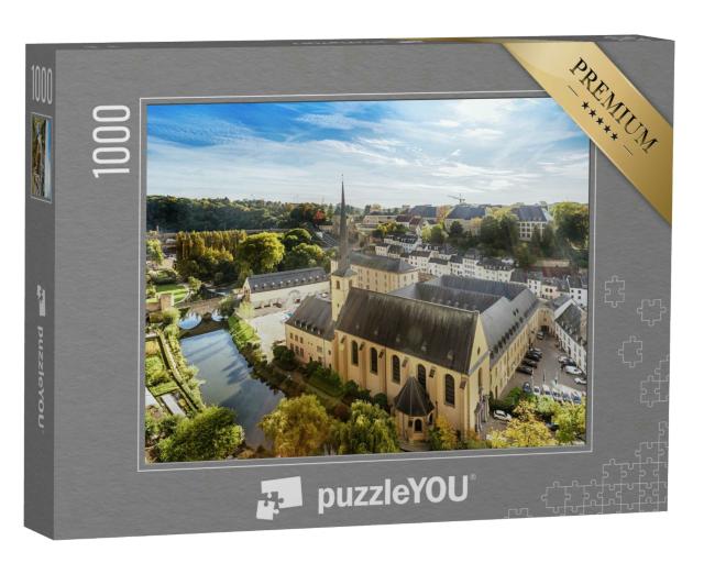 Puzzle 1000 Teile „Panorama von Luxemburg“
