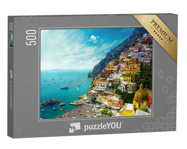 Puzzle 500 Teile „Positano amalfi, Italien“