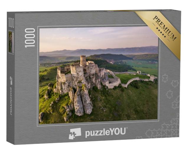 Puzzle 1000 Teile „Beeindruckende Zipser Burg in der Slowakei“