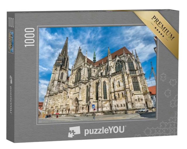 Puzzle 1000 Teile „Dom St. Peter, der Dom zu Regensburg, Bayern, Deutschland“