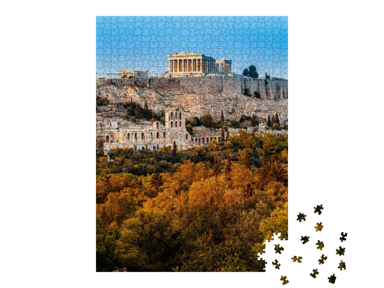 Puzzle 1000 Teile „Parthenon, Akropolis von Athen, Griechenland“
