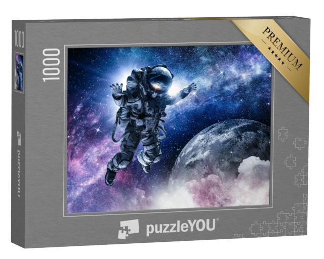 Puzzle 1000 Teile „Astronaut auf Weltraummission“