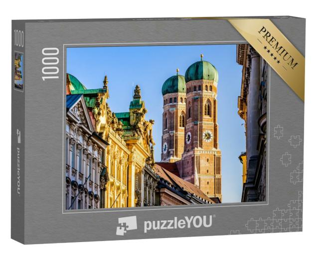 Puzzle 1000 Teile „Münchner Dom: Liebfrauenkirche, Bayern, Deutschland“