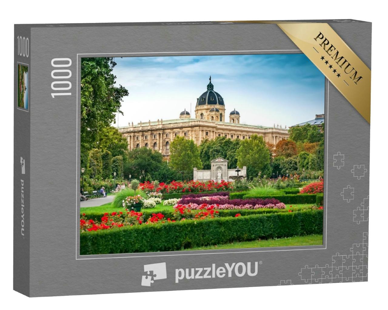 Puzzle 1000 Teile „Der Volksgarten in Wien, Österreich“