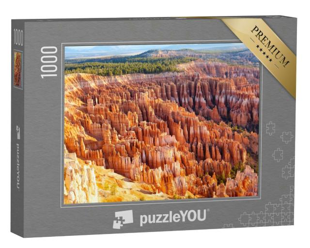 Puzzle 1000 Teile „Amphitheater vom Inspiration Point bei Sonnenaufgang, Bryce Canyon National Park, Utah“