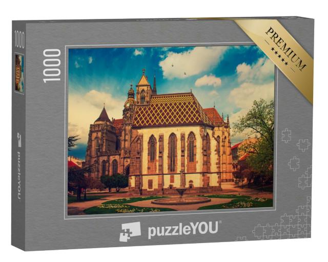 Puzzle 1000 Teile „St. Elisabeth Kathedrale der Stadt Kosice, Slowakei“