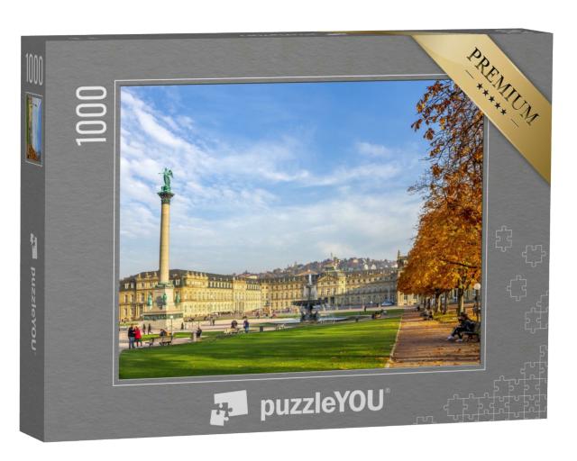 Puzzle 1000 Teile „Schlosslatz, Stuttgart“
