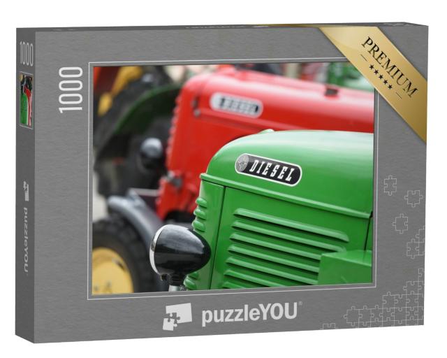 Puzzle 1000 Teile „Oldtimer-Traktortreffen in Sankt Konrad, Österreich“